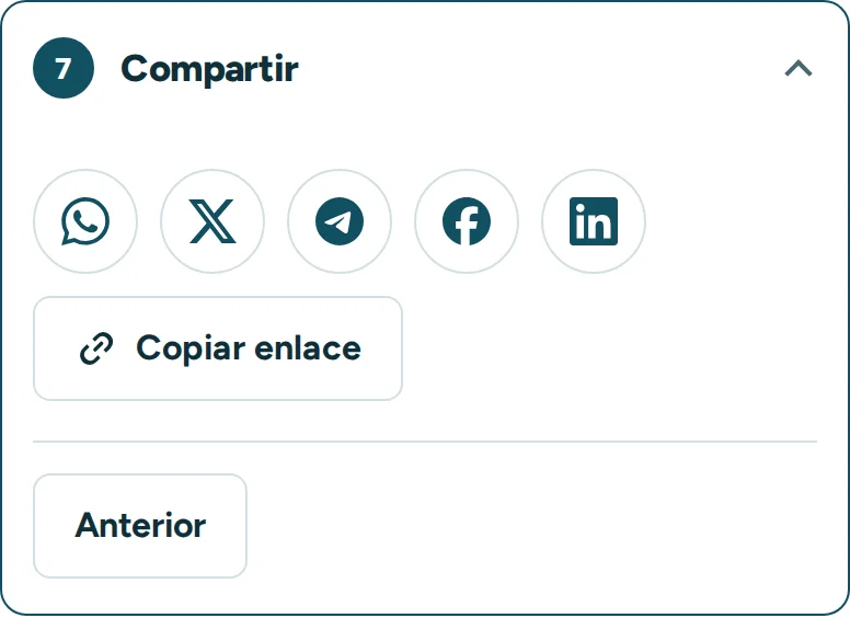 Paso 7: compartir el enlace del gráfico
